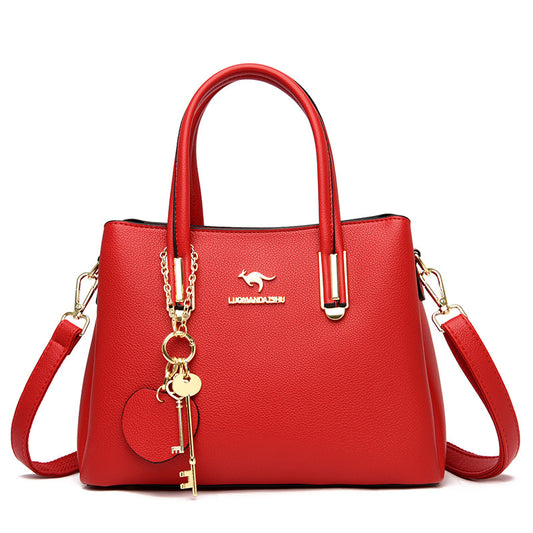 Textured Lychee Leather Tote