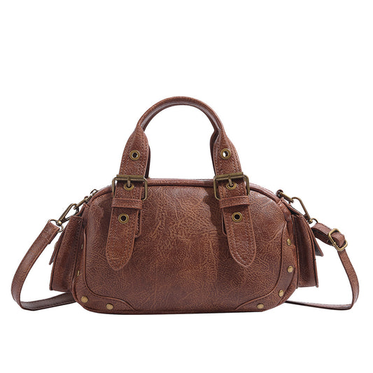 Edgy Moto Crossbody Bag